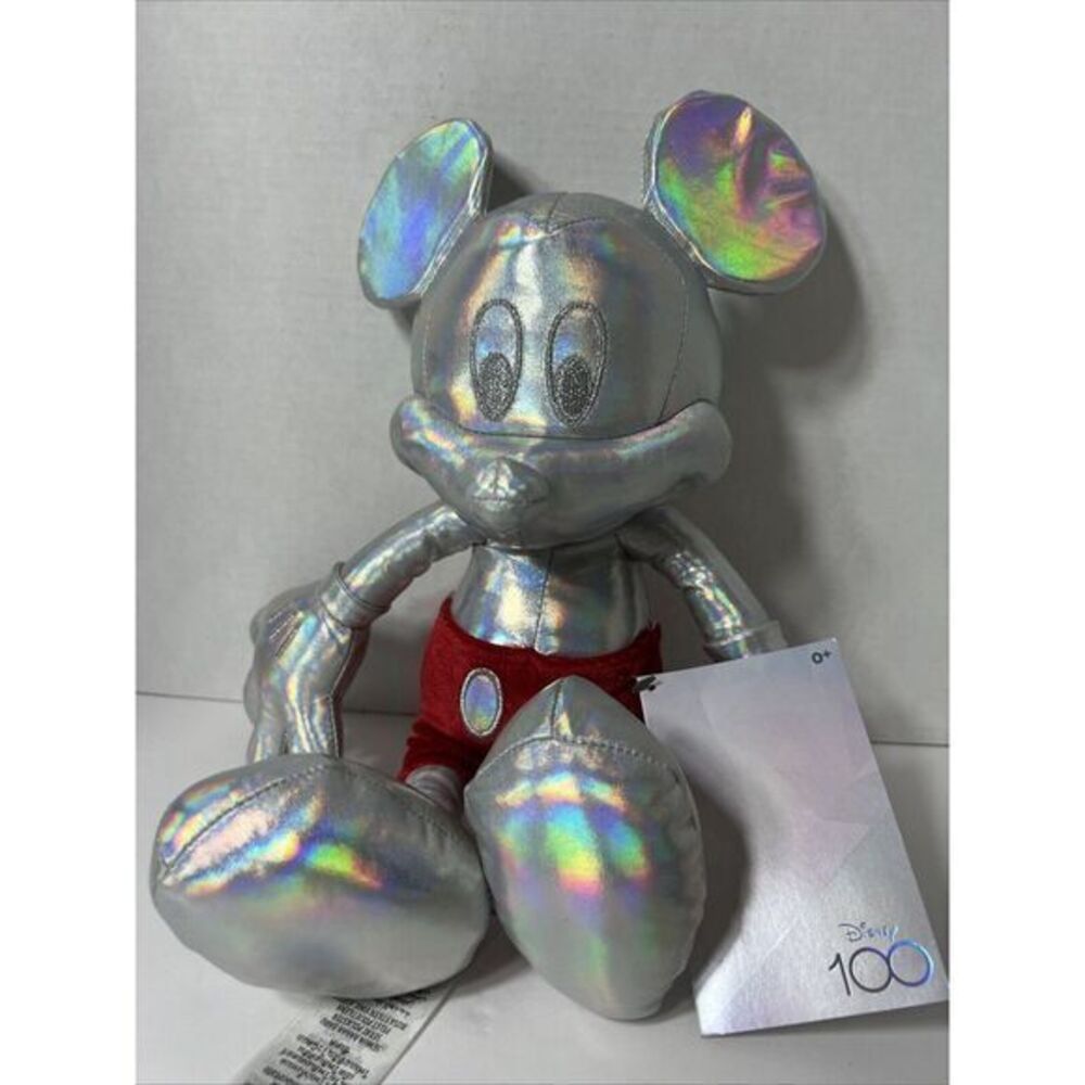 Mickey Mouse‎ Disney 100 Years Of Wonder Platinum Plush Disney Parks 🪄